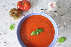 Tomato, soup, lunch, dinner, vegan, vegetarian, gluten free, dairy free