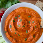 Spicy Roasted Red Pepper Hummus