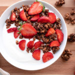 Healthy Chocolate and Peanut Butter Granola