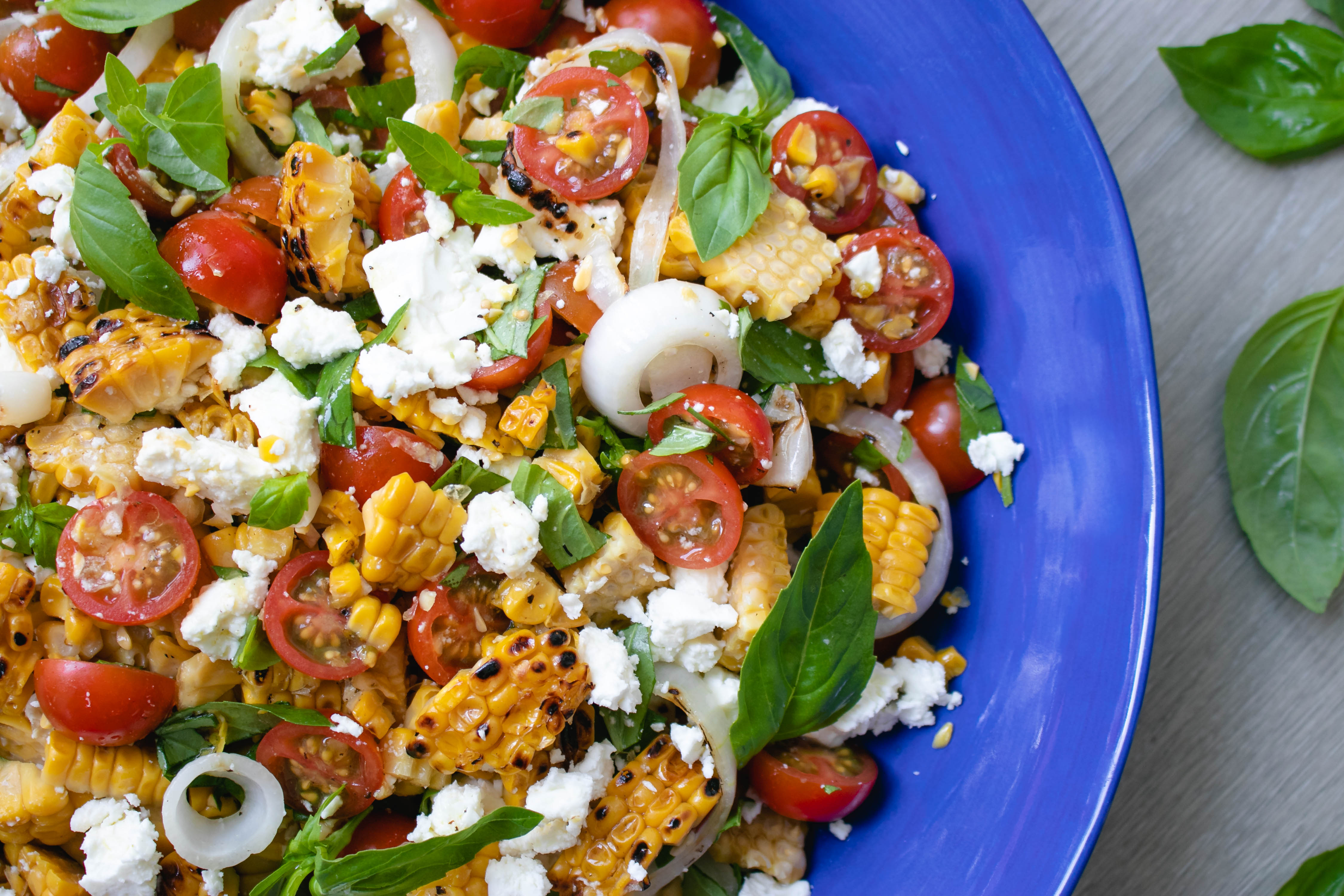 Grilled Sweet Corn Salad