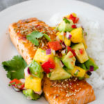 Spicy Asian Salmon with Mango Salsa