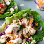 Veggie Lettuce Wraps with Creamy Cashew Sauce