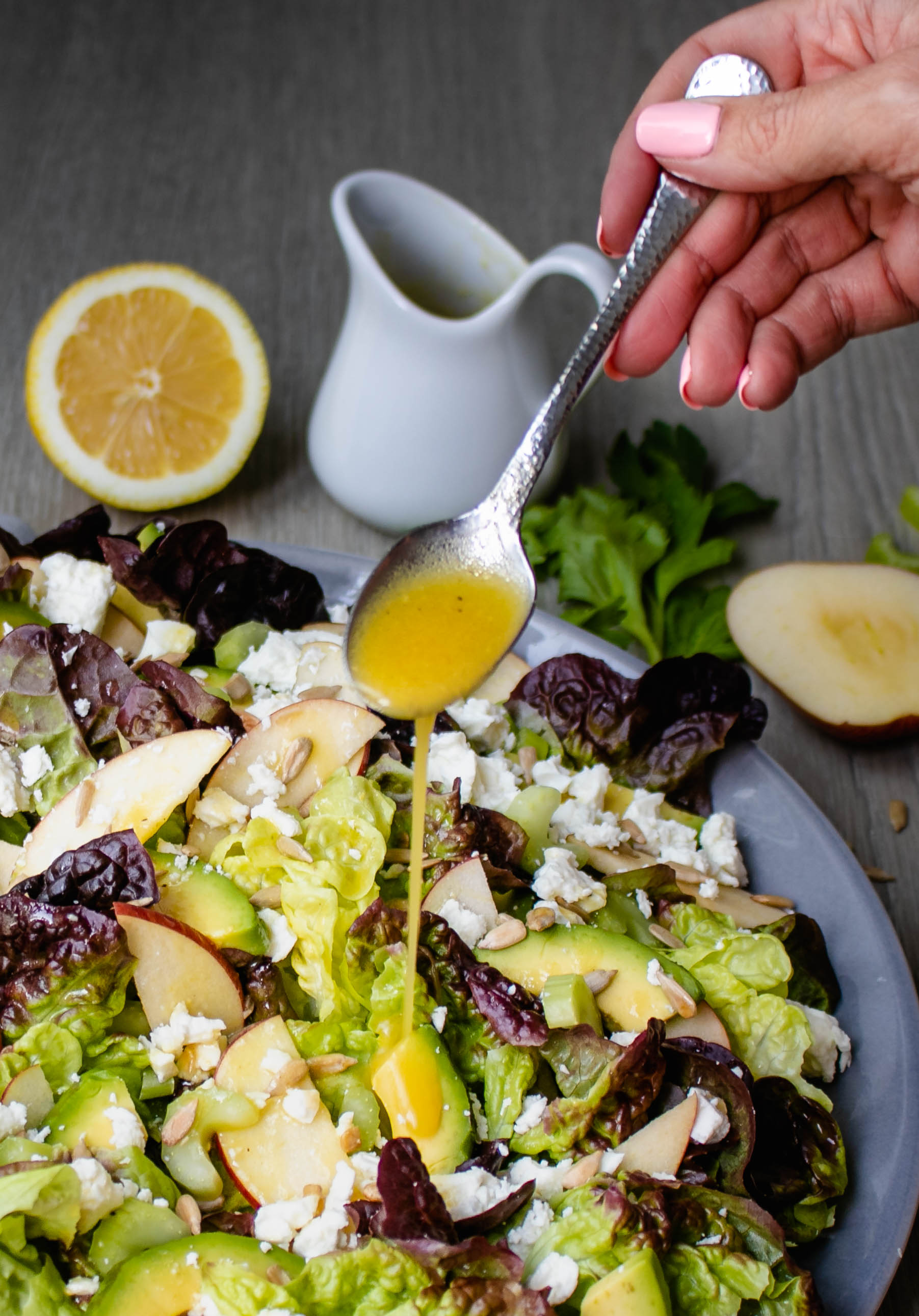 Harvest Salad with Apple, Celery and Avocado