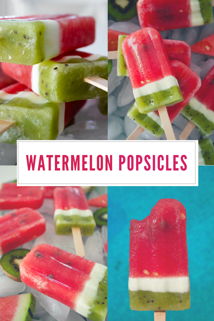 Watermelon popsicles