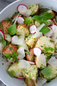 Potato Salad with Herbs and Parmesan