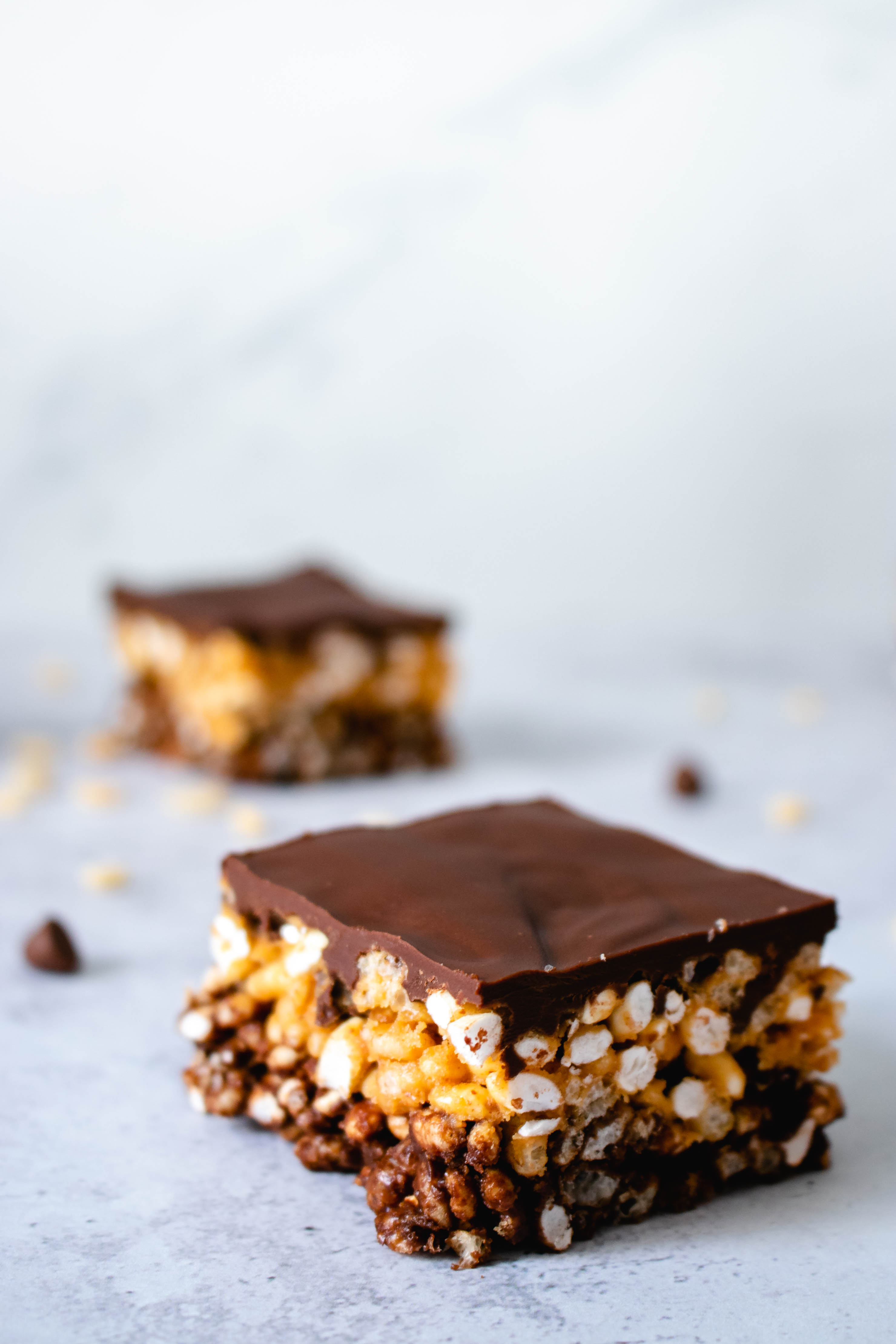 Healthy Peanut Butter Rice Krispie Treats