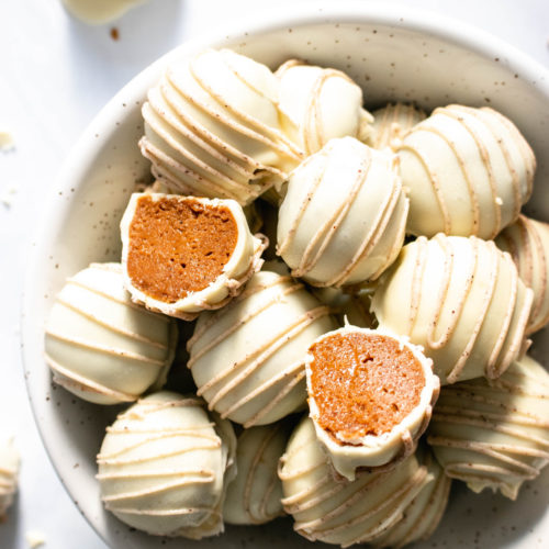 Easy Gingerbread Truffles - The Delicious plate