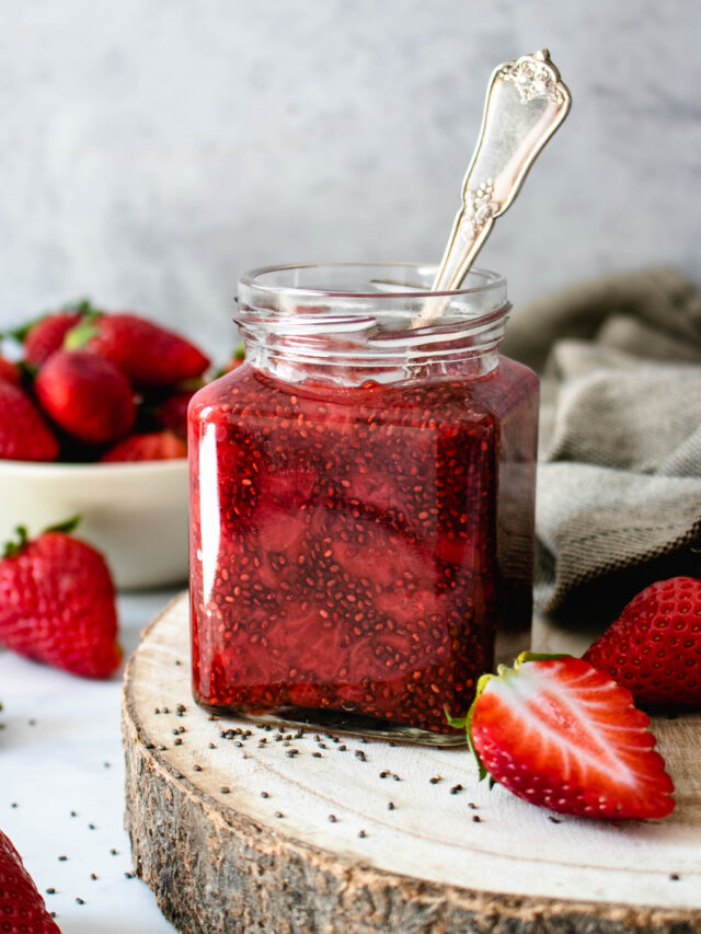 Strawberry chia jam