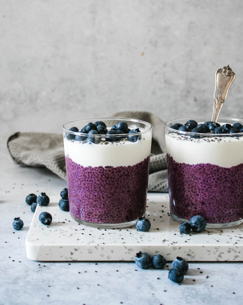 Blueberry Chia Pudding - The Delicious plate