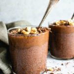 Chocolate and Salted Date Caramel Chia Pudding