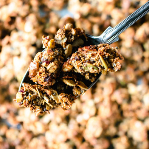 Healthy Salted Caramel Granola