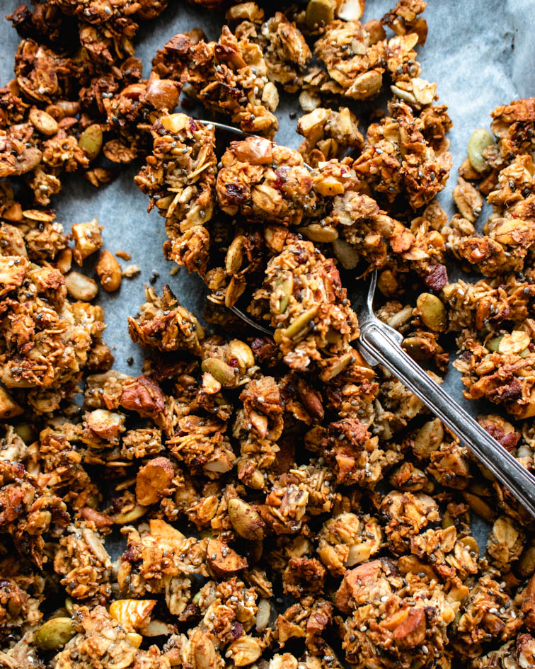 Healthy Salted Caramel Granola