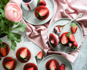 Strawberry Chia Cakes