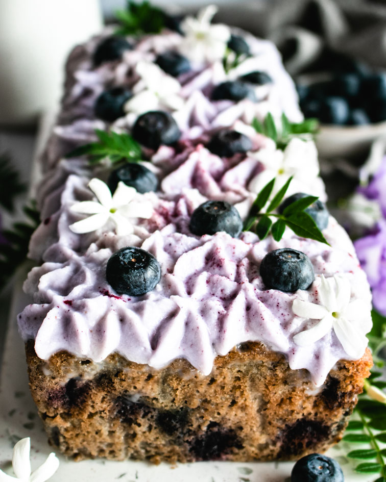 Vegan Lemon Blueberry Cake