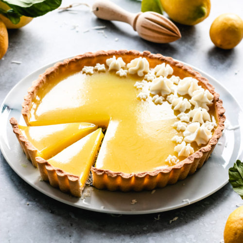 Lemon pie (Vegan and Gluten-free)
