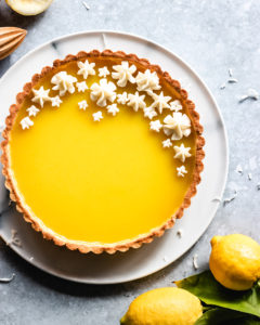Lemon pie (Vegan and Gluten-free)