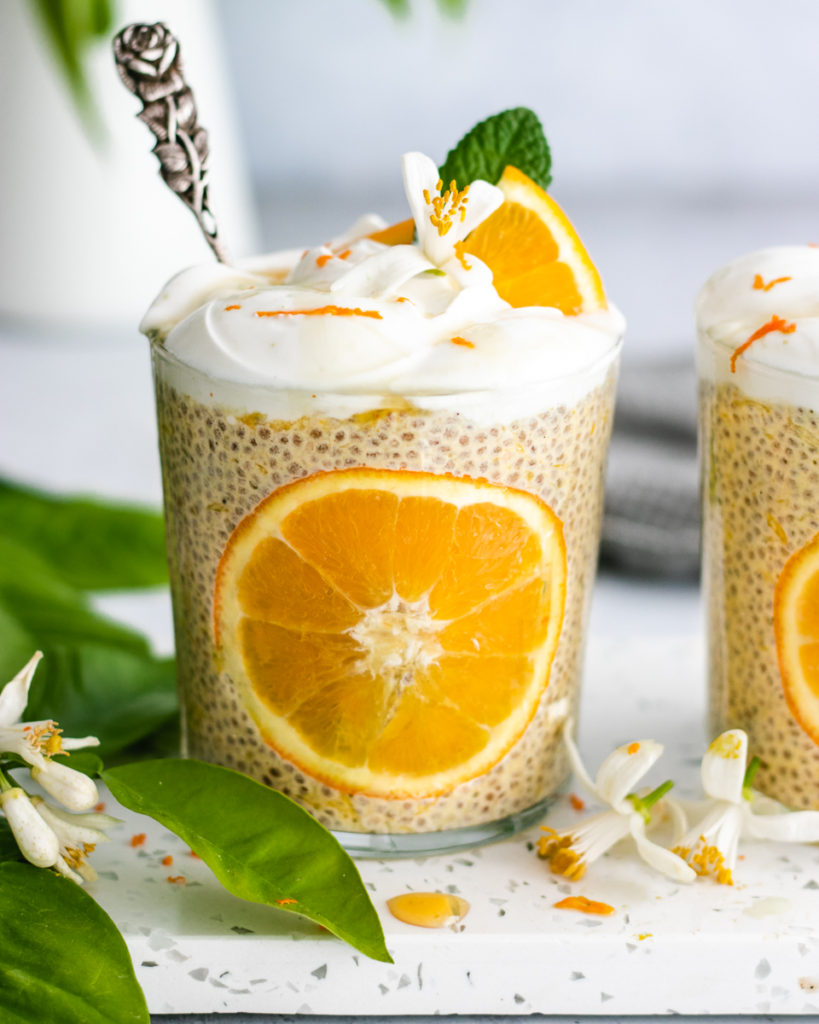 Orange Creamsicle Chia Pudding — Eat This Not That