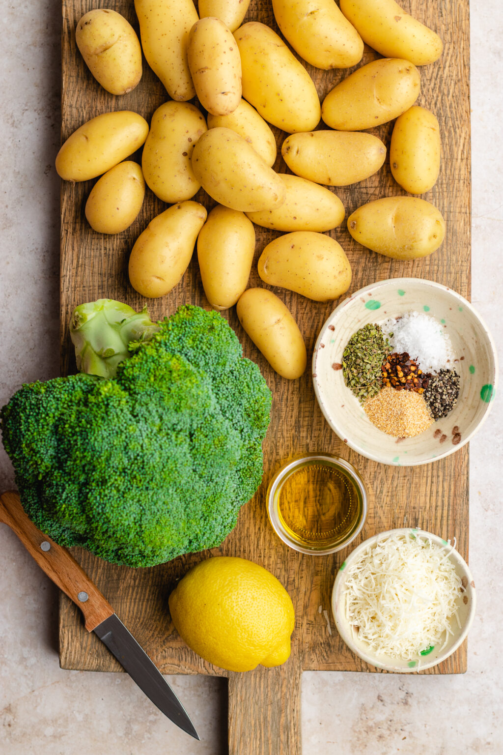 Roasted Potatoes And Broccoli The Delicious Plate