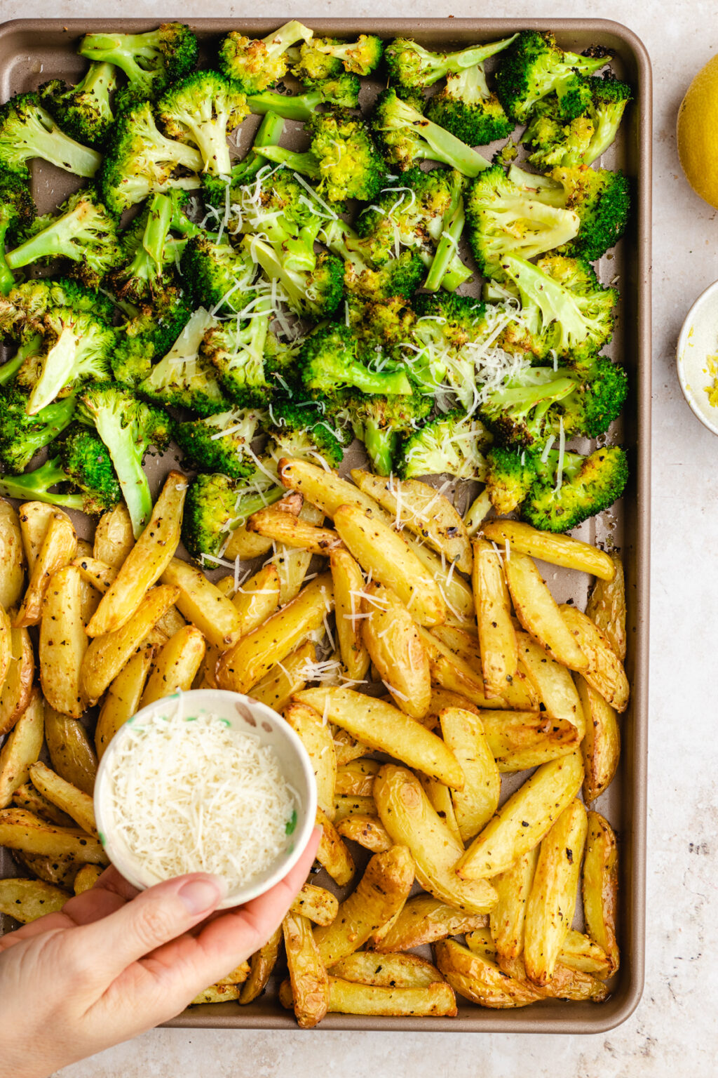 Roasted Potatoes And Broccoli The Delicious Plate