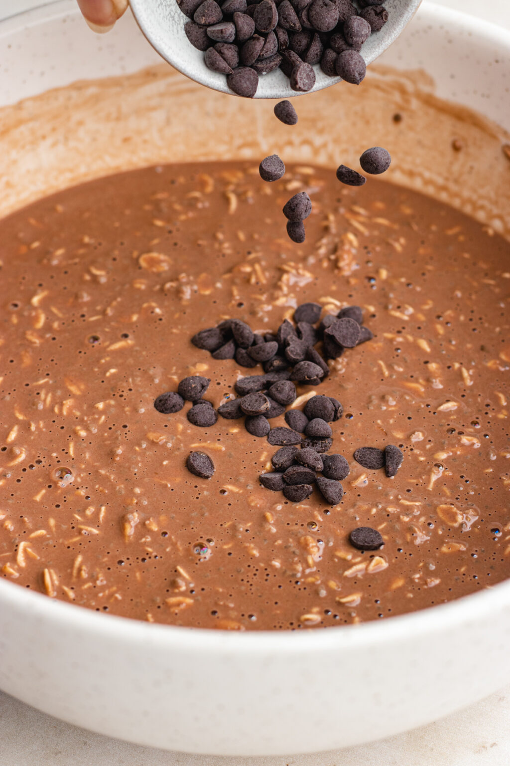 Nutella Add Nutella overnight oats - The Delicious plate