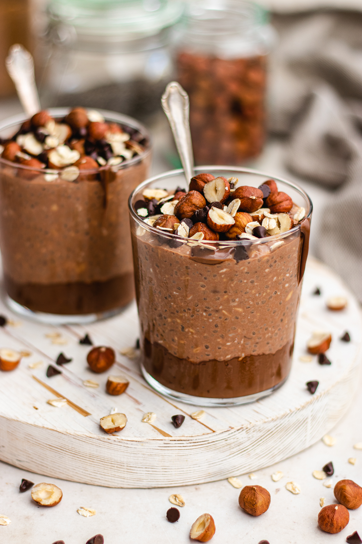 Nutella overnight oats - The Delicious plate