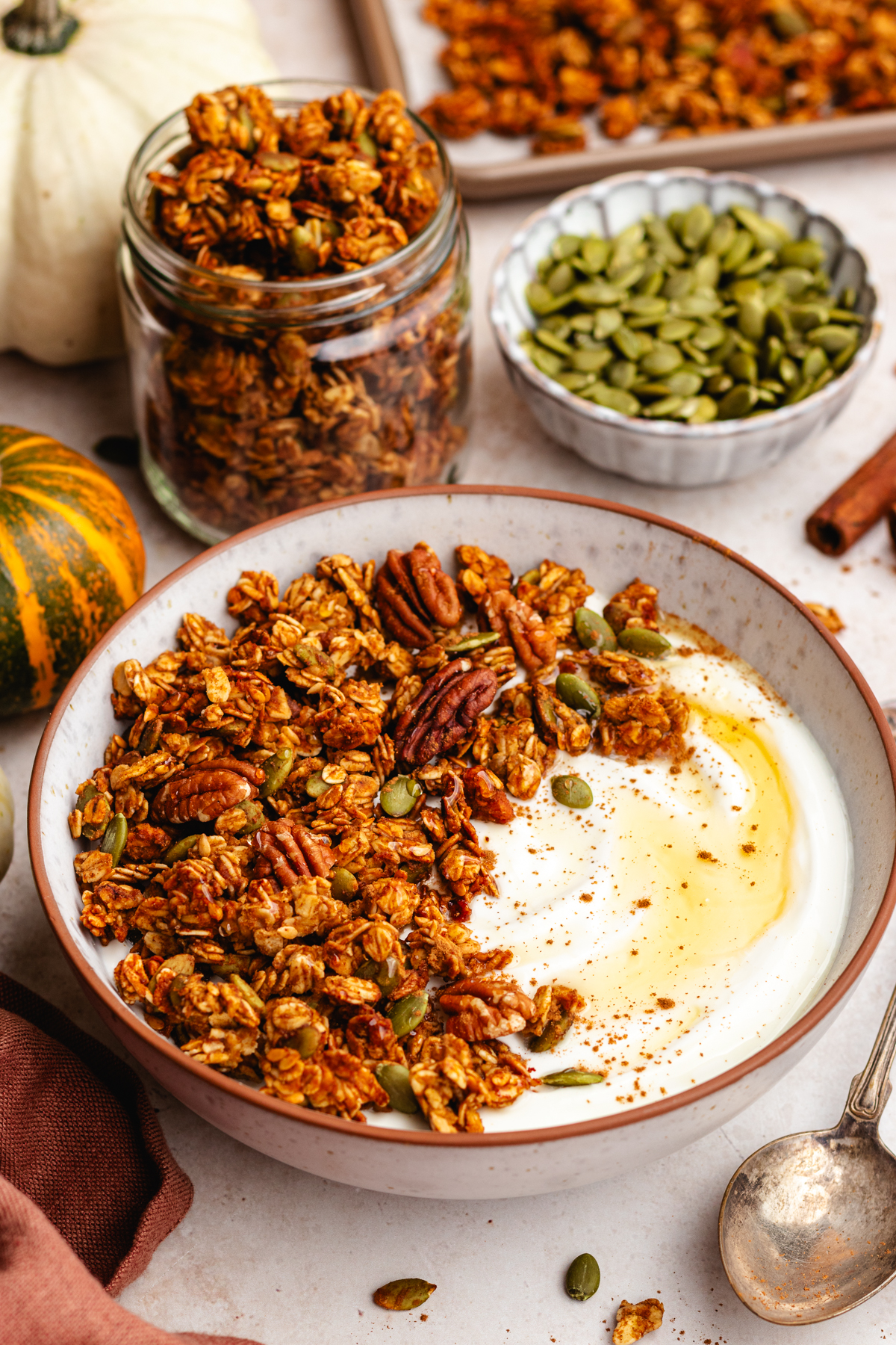 Pumpkin Spice Granola - The Delicious Plate