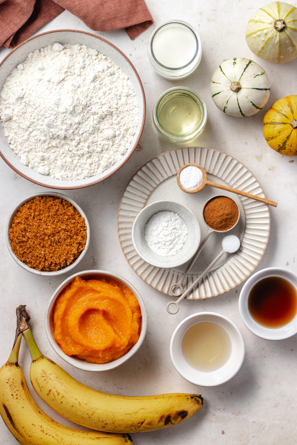 Vegan pumpkin banana bread The Delicious plate