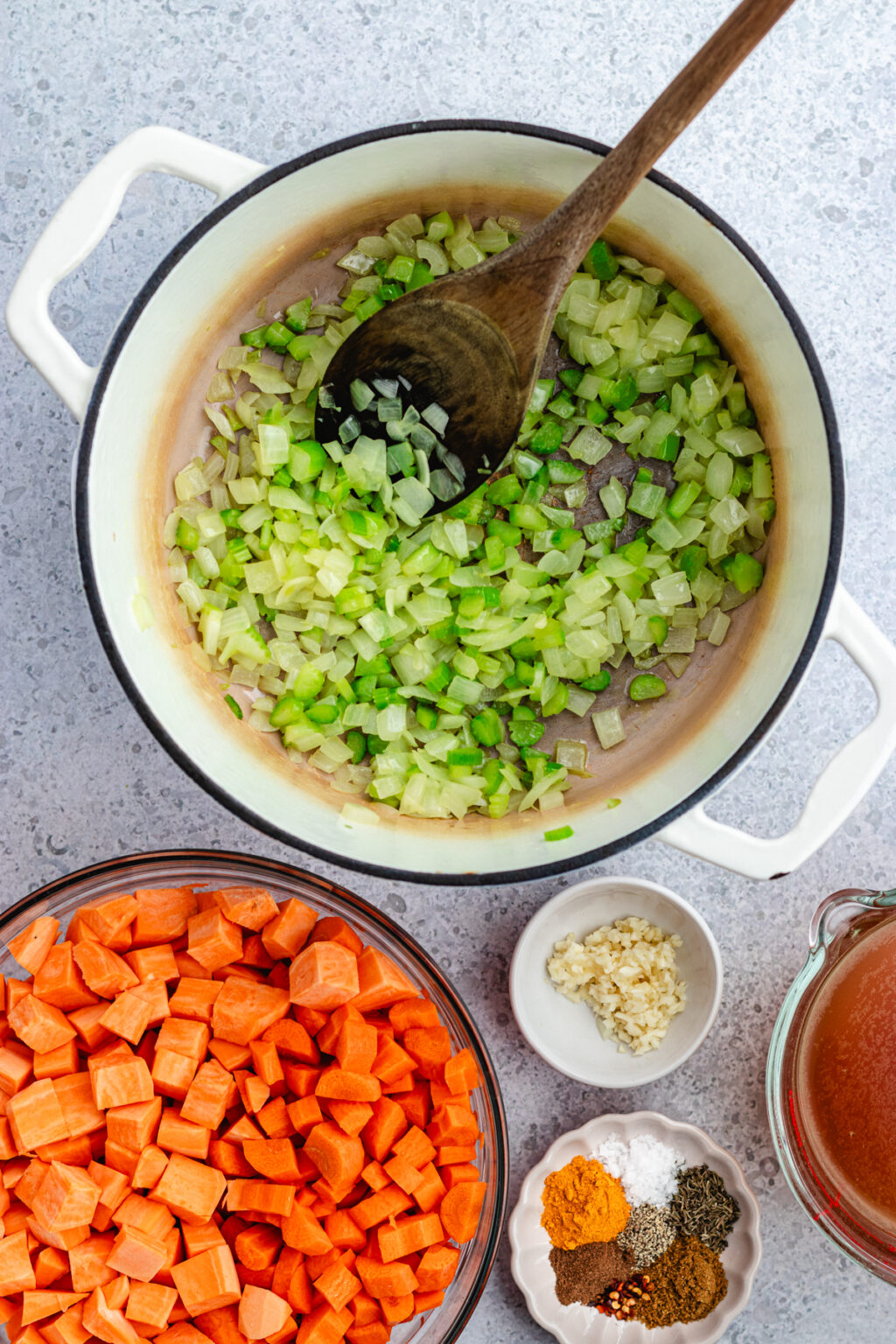 Image showcasing Carrot and sweet potato soup - The Delicious plate