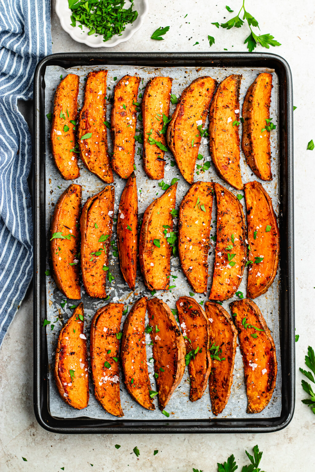 Baked Sweet Potato Wedges The Delicious Plate baked-sweet-potato-wedges-the-delicious-plate