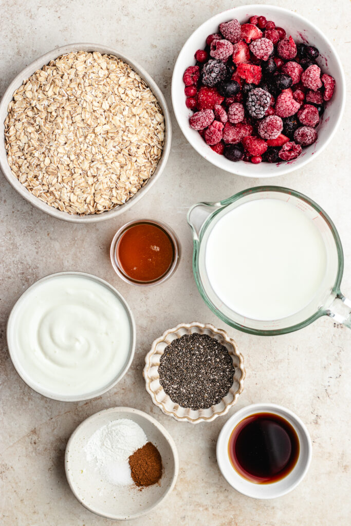 The ingredients in small bowl.